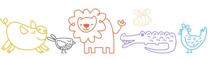 Ilustracja zwierząt / Picture of animals